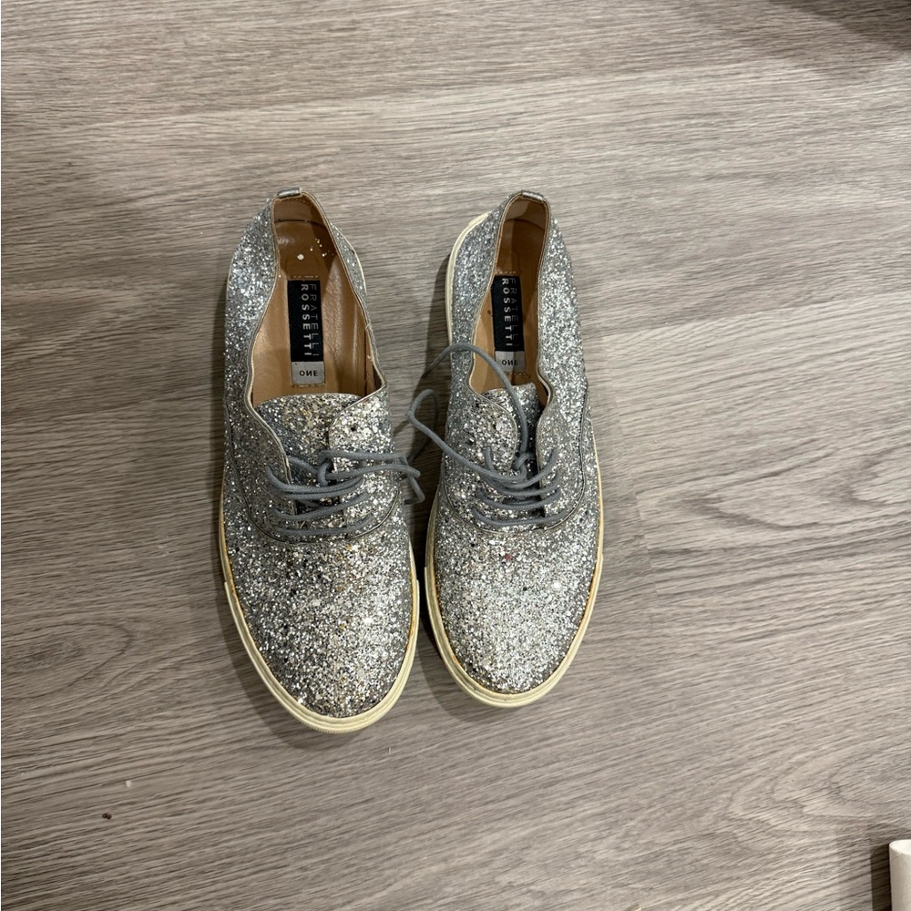 fratelli rossetti silver Glitter Shoes